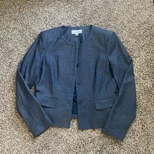 Grey Calvin Klein Blazer Size 10